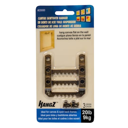 HangZ™ 20lb. Canvas Sawtooth Hangers